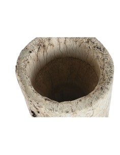 Cache-pot Home ESPRIT Naturel bois de teck 31 x 31 x 46 cm 2