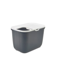 Bac à litière pour chats Vadigran Blanc Anthracite Plastique
