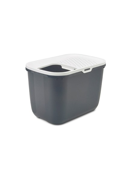 Bac à litière pour chats Vadigran Blanc Anthracite Plastique