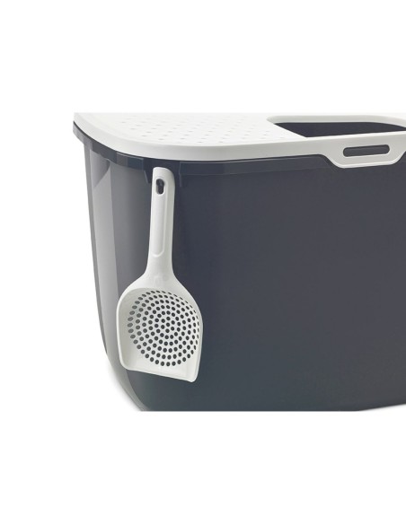 Bac à litière pour chats Vadigran Blanc Anthracite Plastique