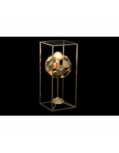 Lampe de bureau DKD Home Decor Doré 220 V 50 W Moderne Géométrique (30 x 30 x 71 cm) 2