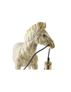 Lampe de bureau DKD Home Decor Zèbre Doré 220 V 50 W Moderne (55 x 22 x 51 cm) 2
