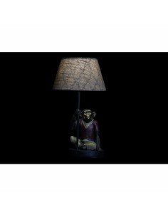 Lampe de bureau DKD Home Decor Marron Multicouleur Colonial 220 V 50 W Singe (27 x 25 x 44,5 cm) 2