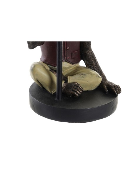 Lampe de bureau DKD Home Decor Marron Multicouleur Colonial 220 V 50 W Singe (27 x 25 x 44,5 cm)