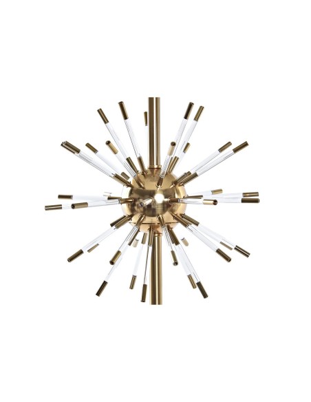 Lampe de bureau DKD Home Decor Doré Métal Blanc 41 x 41 x 80 cm 220 V 50 W