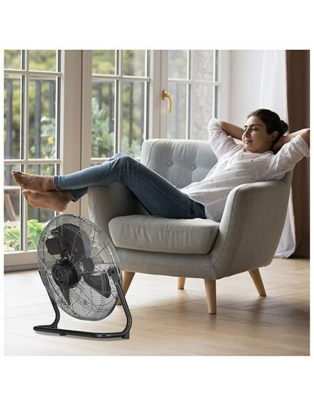 Ventilateur de Bureau Black & Decker ES9440220B Noir Acier 120 W