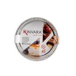Lot de plateaux pour aliments Kinvara 30268 Jetable Rond 12 Unités 2