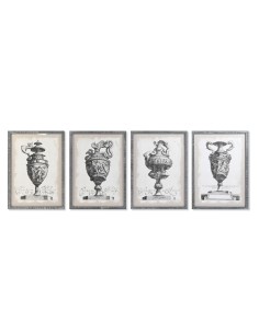 Cadre DKD Home Decor Vase 50 x 2 x 70 cm Néoclassique (4 Pièces)