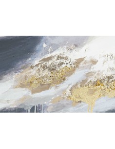 Cadre DKD Home Decor 100 x 3,5 x 100 cm Abstrait Moderne (2 Unités) 2