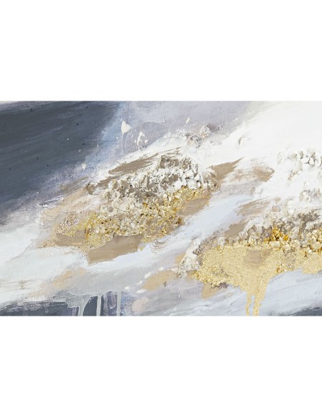 Cadre DKD Home Decor 100 x 3,5 x 100 cm Abstrait Moderne (2 Unités)