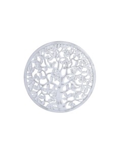 Décoration murale DKD Home Decor Arbre MDF Blanc (80 x 2 x 80 cm)