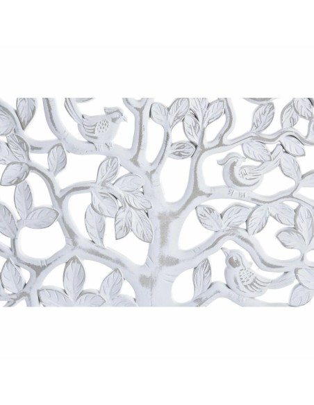 Décoration murale DKD Home Decor Arbre MDF Blanc (80 x 2 x 80 cm)