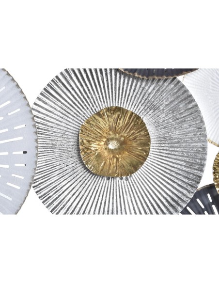 Décoration murale DKD Home Decor Multicouleur Sphère 80 x 4,5 x 80 cm Urbaine