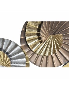 Décoration murale DKD Home Decor Métal Multicouleur Oriental Spirales (104 x 4,5 x 43 cm) 2