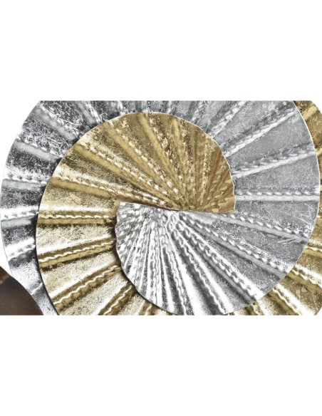 Décoration murale DKD Home Decor Métal Multicouleur Oriental Spirales (104 x 4,5 x 43 cm)