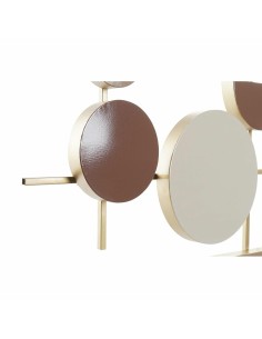 Décoration murale DKD Home Decor Blanc Blanc/Rose Doré Rose clair Moderne Scandi 30 x 40 cm 110 x 6,4 x 49 cm 2