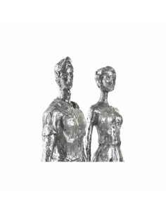 Figurine Décorative DKD Home Decor Argenté Noir Résine Moderne Famille (26 x 11,5 x 41,5 cm) 2