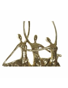 Figurine Décorative DKD Home Decor 25 x 9,8 x 44,5 cm Noir Doré Danseuse Classique Romantique 2