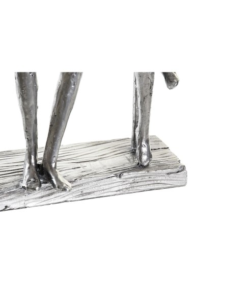 Figurine Décorative DKD Home Decor 18 x 8 x 21 cm Doré Cuivre Musicien (2 Unités)