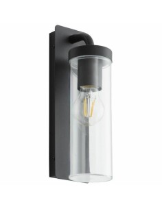 Applique Murale Brilliant Aosta Noir Métal Plastique 25 W E27