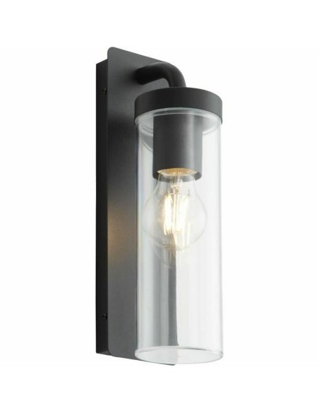 Applique Murale Brilliant Aosta Noir Métal Plastique 25 W E27