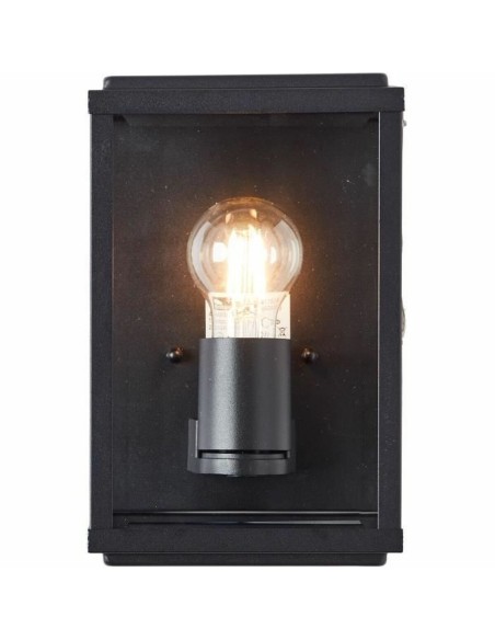 Applique Murale Brilliant Gaia Noir Métal 60 W E27