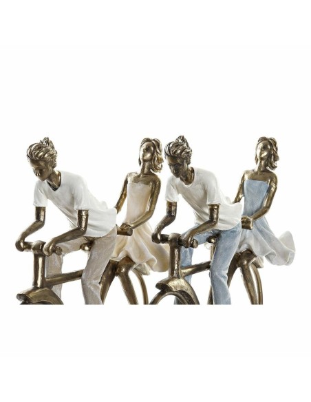 Figurine Décorative DKD Home Decor 27 x 9,5 x 23 cm Cuivre Couple (2 Unités)