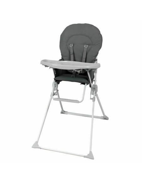 Chaise haute Bambisol Gris 4 Positions