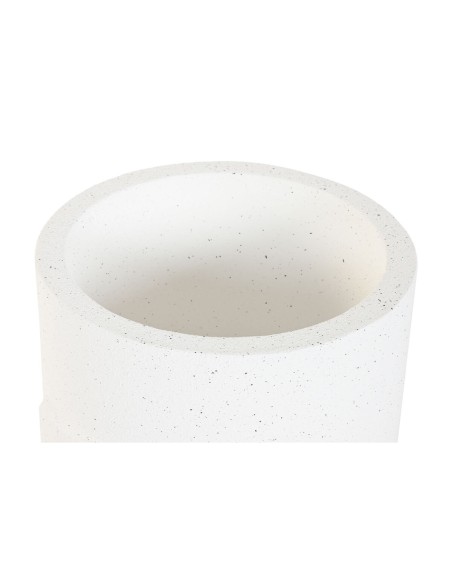 Cache-pot Home ESPRIT Blanc Magnésium Urbaine 36 x 36 x 70 cm