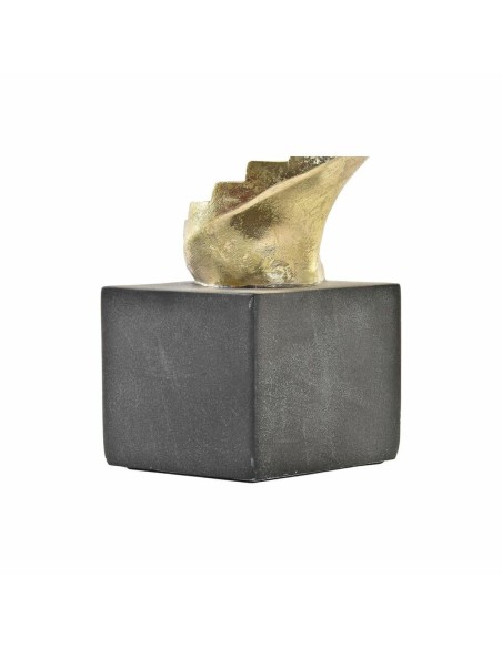 Figurine Décorative DKD Home Decor Doré Résine Gris foncé Escalier Moderne (14 x 14 x 41,5 cm)