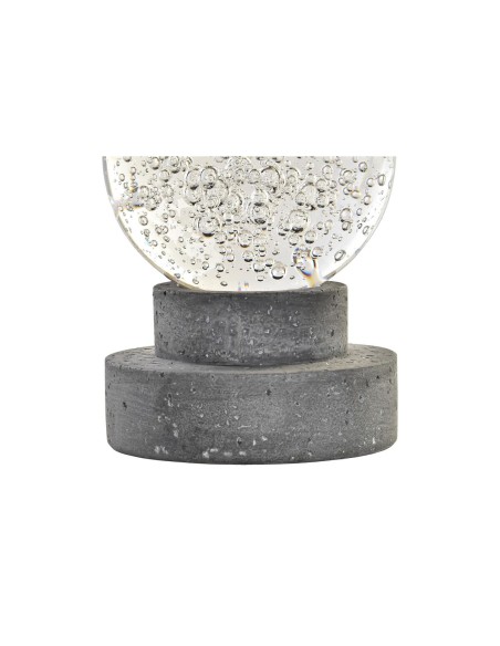 Figurine Décorative DKD Home Decor Verre Doré Résine Homme (28 x 12 x 38 cm)