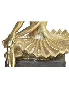 Figurine Décorative DKD Home Decor Ballerine Doré Résine Gris foncé (21,5 x 23 x 32 cm) 2