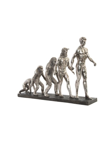 Figurine Décorative DKD Home Decor Origin of Species Argenté Chrome 55 x 18 x 42 cm