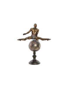 Figurine Décorative DKD Home Decor Doré Résine Gymnaste Moderne (36 x 19 x 46 cm)