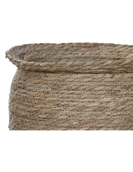 Cache-pot Home ESPRIT Marron Fibre Urbaine 70 x 70 x 58 cm (7 Unités)