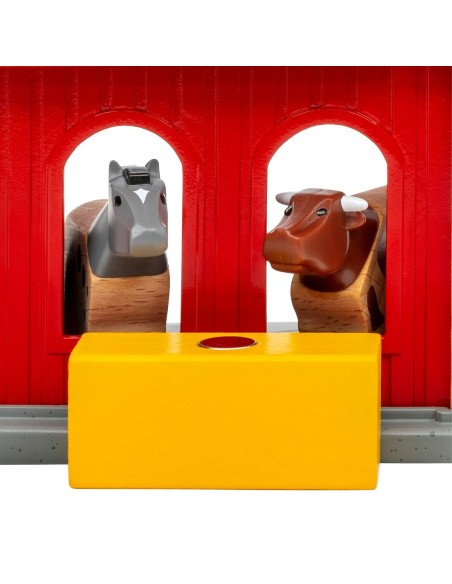 Ensemble de jouets Ravensburger Animal barn Bois