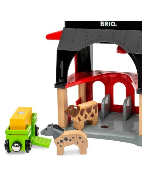 Ensemble de jouets Ravensburger Animal barn Bois
