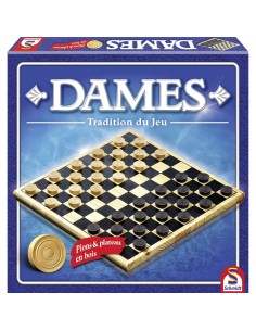 Pièces du jeu de Dames Schmidt Spiele Ladies wood tradition