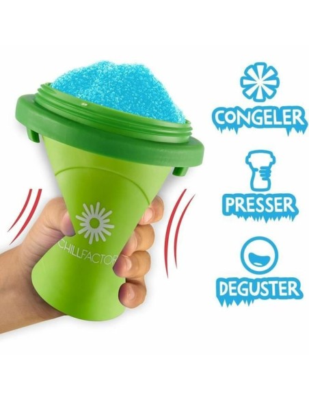 Verre pour Glaces Alimentaires et Granités avec Recettes Bandai Chillfactor Granita Mug Rose Plastique