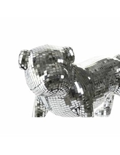 Figurine Décorative DKD Home Decor Anglais Argenté Bulldog Résine Moderne (45,5 x 21,5 x 25 cm) 2