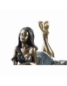 Figurine Décorative DKD Home Decor Femme Cuivre Résine (30,5 x 15,5 x 28,5 cm) 2