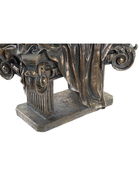 Figurine Décorative DKD Home Decor Femme Cuivre Résine (30,5 x 15,5 x 28,5 cm)