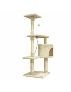 Grattoir pour Chats Paloma 40 x 40 x 114 cm Beige