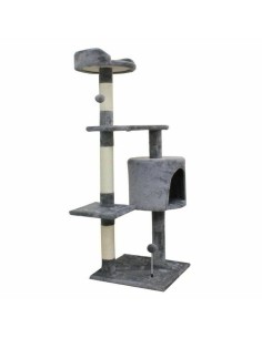 Grattoir pour Chats Jasper 40 x 40 x 114 cm Gris