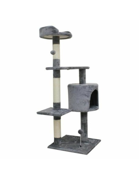 Grattoir pour Chats Jasper 40 x 40 x 114 cm Gris