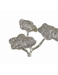 Figurine Décorative DKD Home Decor Tronc Argenté Arbre Marron Aluminium Colonial Bois de manguier (26 x 11 x 51 cm) 2