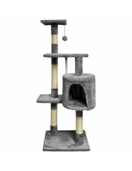 Grattoir pour Chats Paloma Dark Gris Polyester Tissu Peluche Bois (1 Unité)