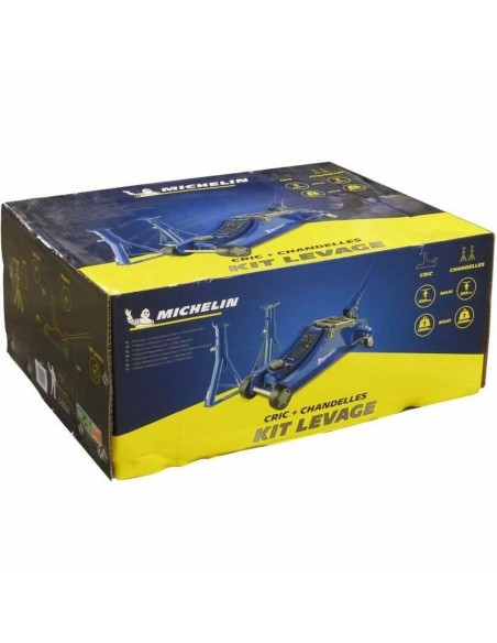 Cric de levage Michelin 1800 Kg Bleu Hydraulique