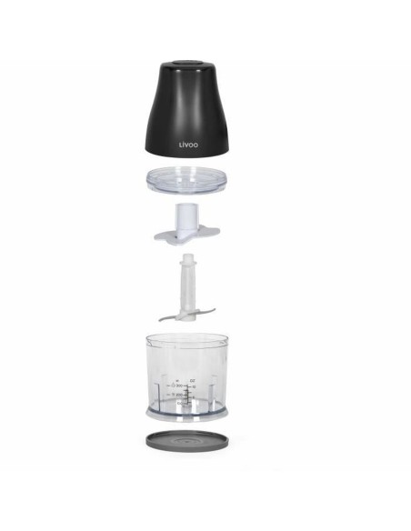 Hachoir Livoo Chopper Noir 400 W Acier inoxydable