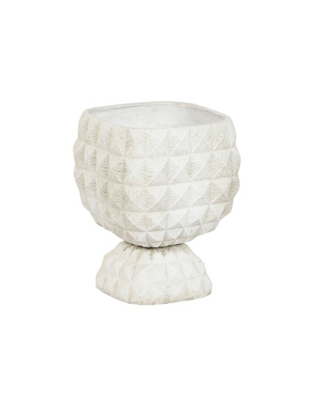 Cache-pot Home ESPRIT Argile Fibre Moderne 32 x 32 x 40 cm